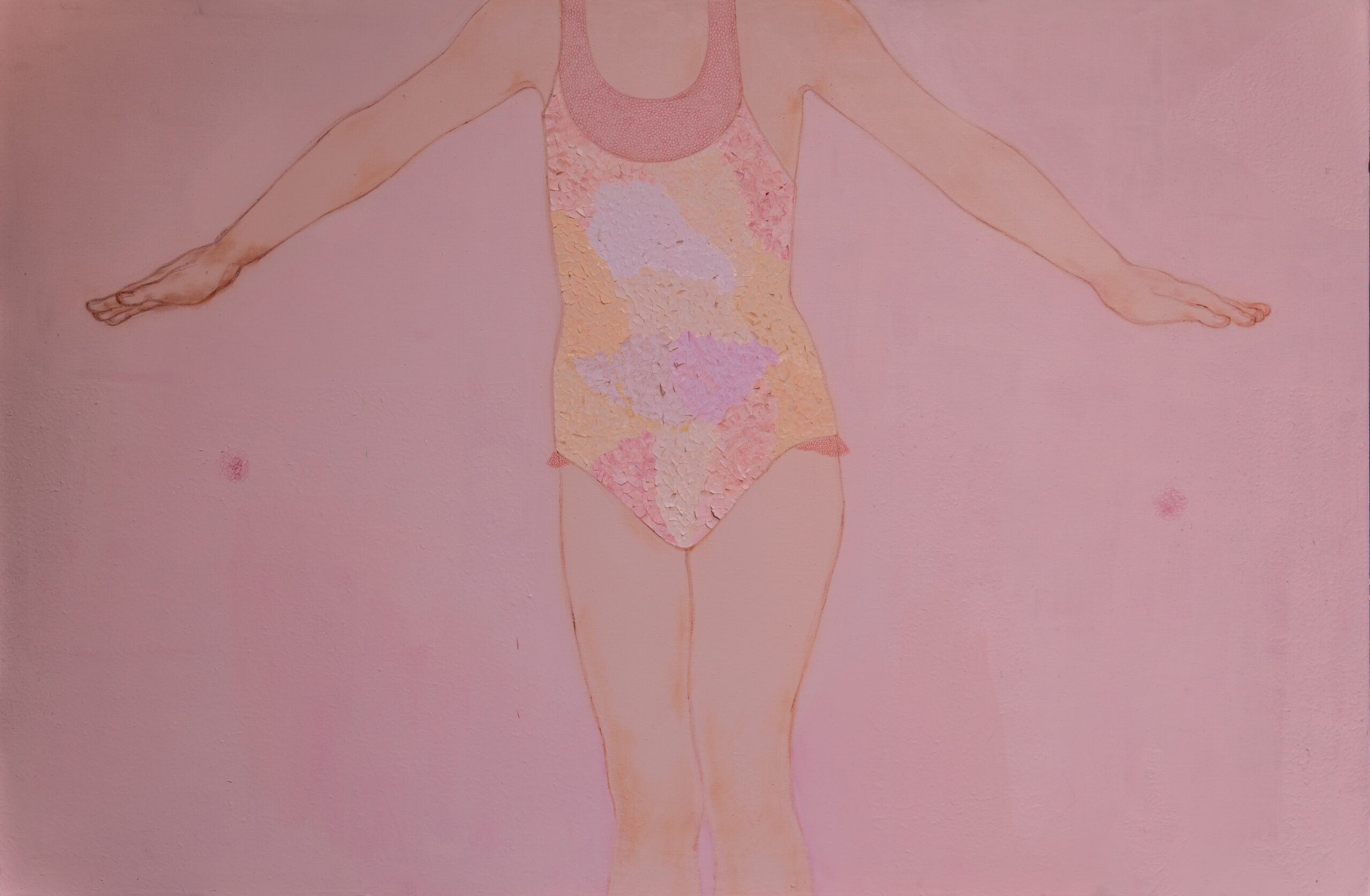 Elevazione, mixed media on canvas, 100x150cm, 2014.|