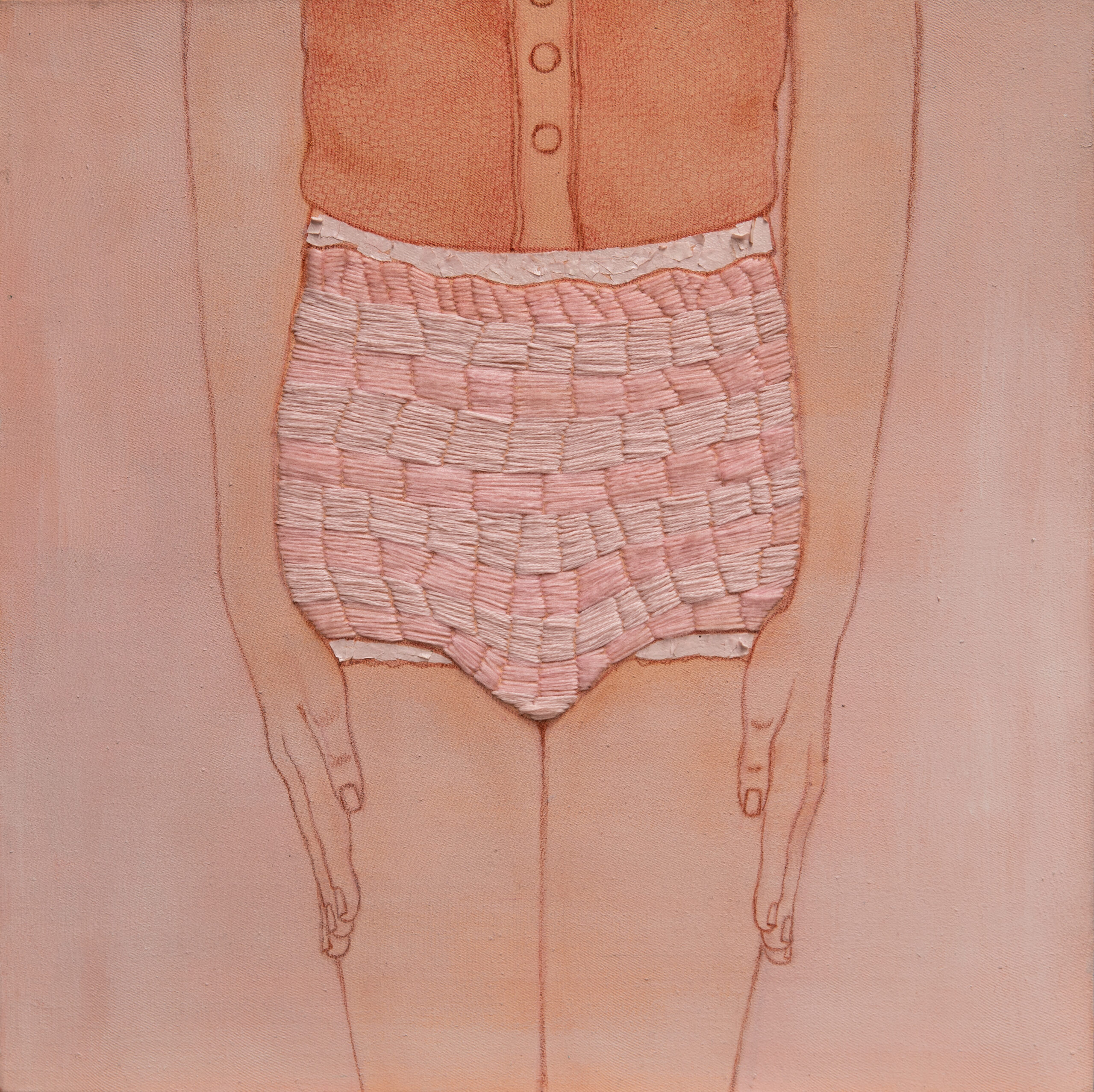 Soldatina,mixed media on canvas , 40x40cm, 2014.|